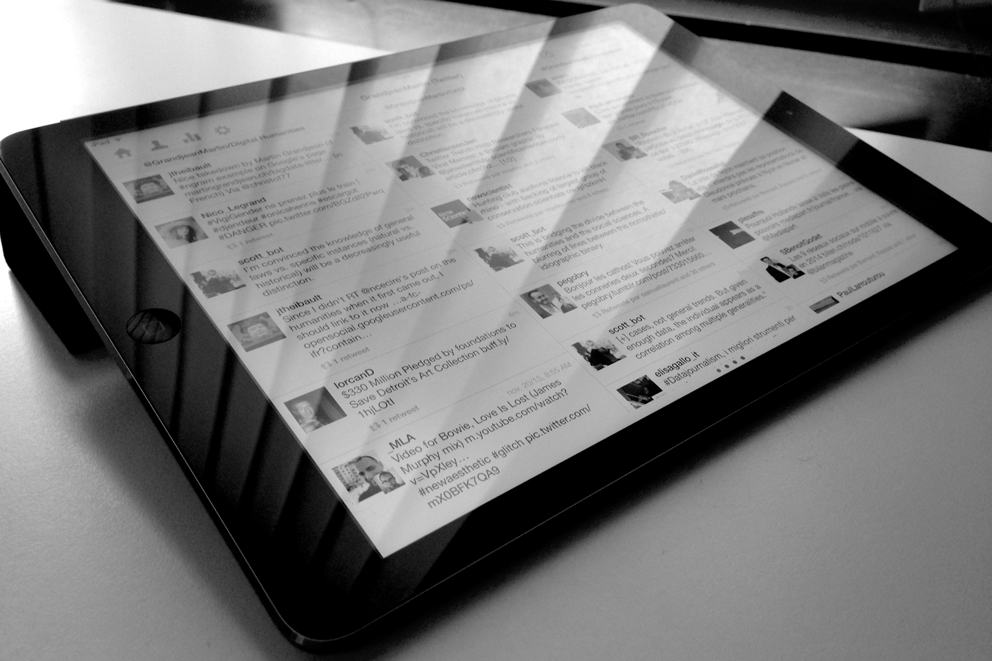 Twitter lists on iPad