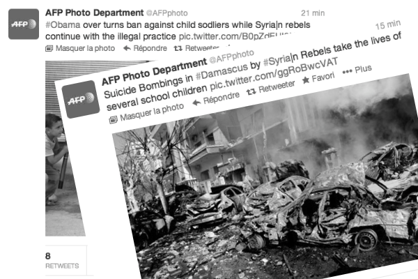 Un compte Twitter de l’AFP piraté par des hackers pro-Assad