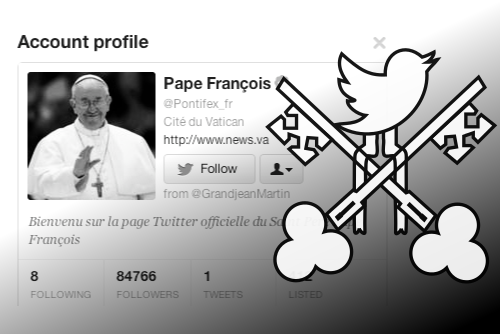Infaillibilité pontificale: le pape François corrige sa bio Twitter