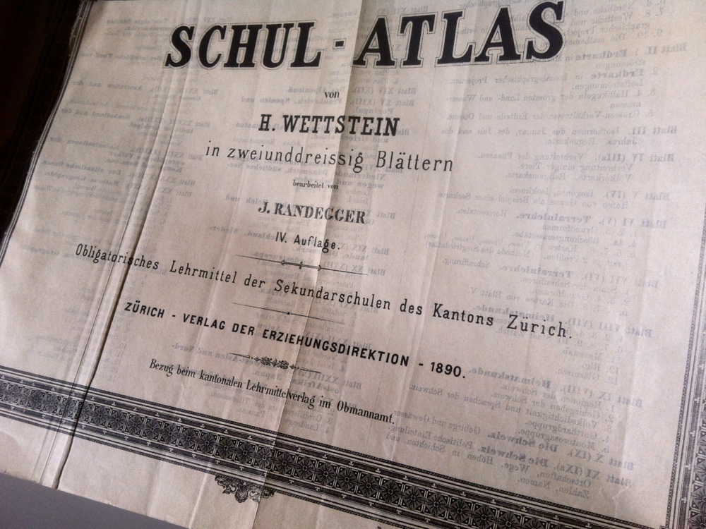 Page de titre de l'Atlas