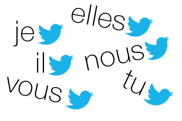 Je tweete, tu tweetes, il/elle tweete,… conjugaison en 140 caractères