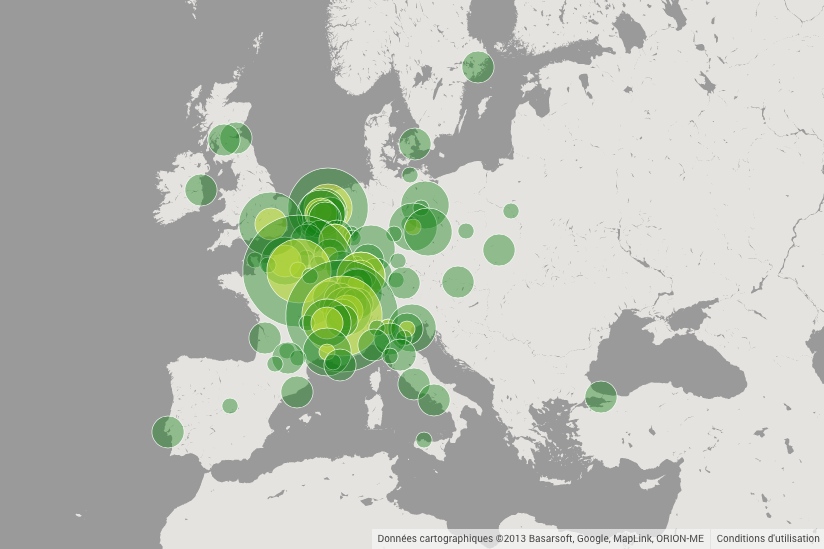 [Histoire & Visualisation] Les fascinantes cartographies de la République des Lettres