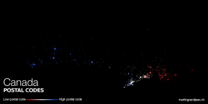 Postal/ZIP codes cartography: mapping the administrative organization ...