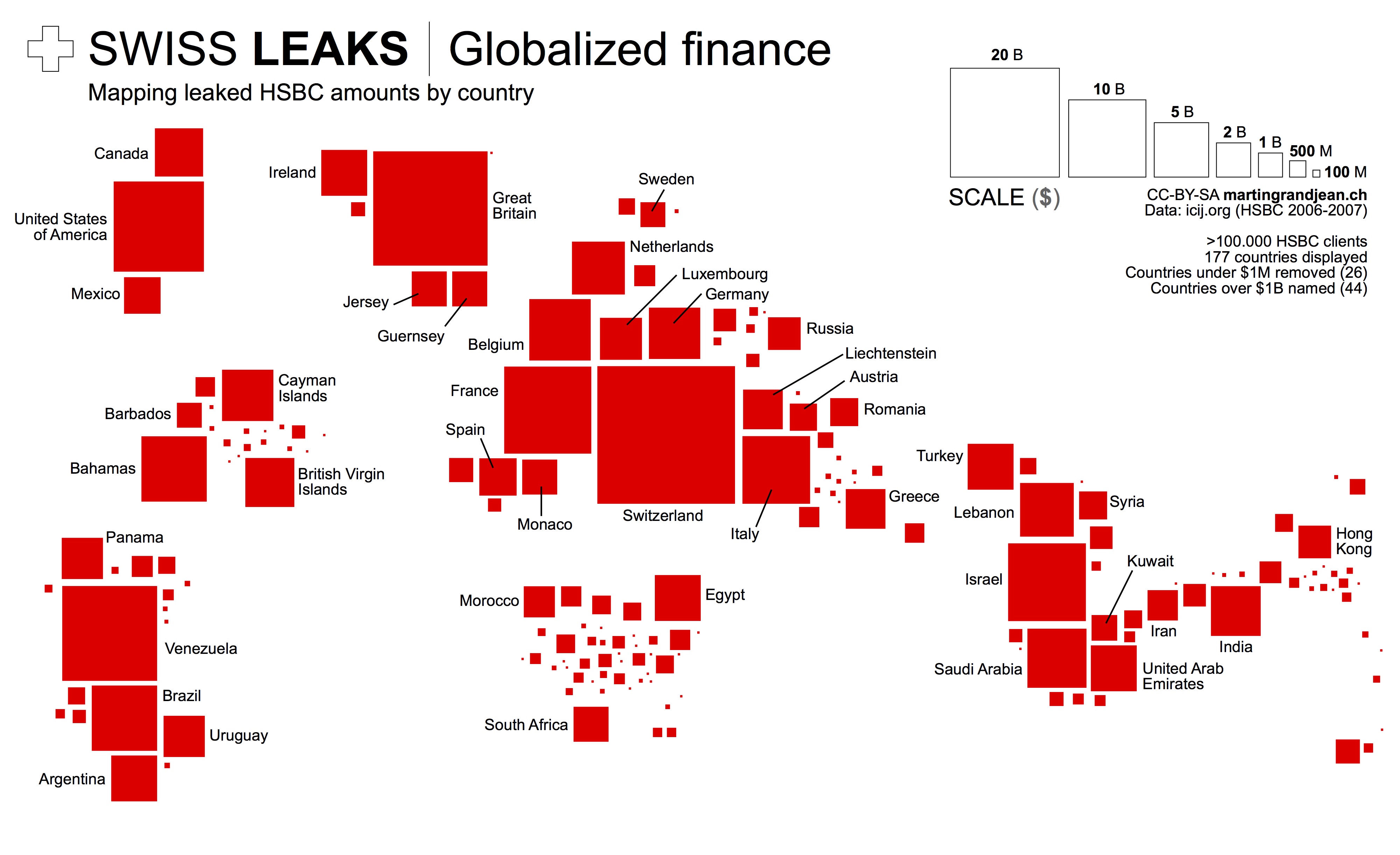 SwissLeaks: the map of the globalized tax evasion