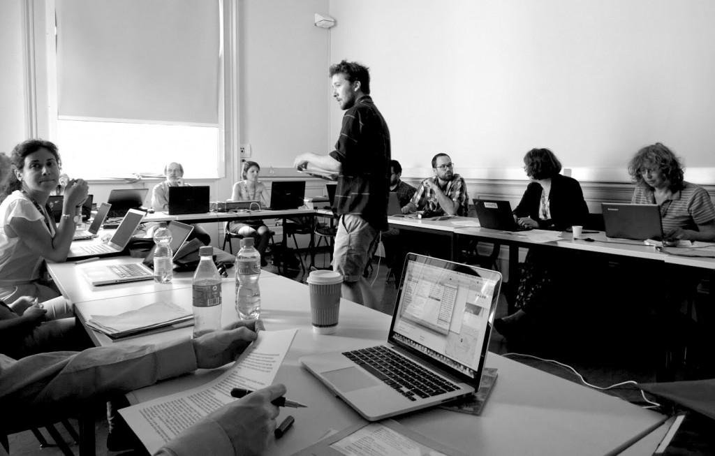 Ambiance du Booksprint (photo infoclio.ch, voir la galerie complète)