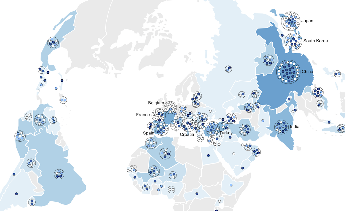 Mapping UNESCO Intangible Cultural Heritage