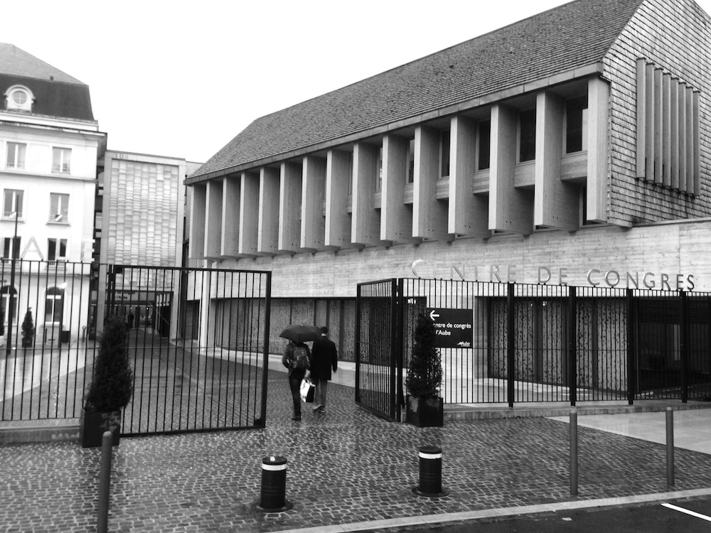 Le cadre de la conférence: le Forum des archivistes, à Troyes.