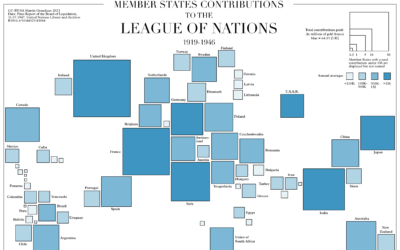 Funding the League of Nations: a map of the contributions of member states